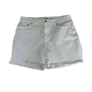 CREMIEUX 12 White Denim Jean Shorts 34 X 6